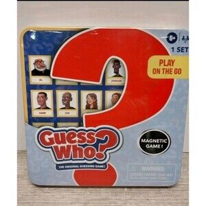 Just Play Guess Who? Magnetic Travel Board Game Play On The Go Ages 6+ 2024